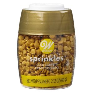Sprinkles Confetti Dorado en Barril - Wilton
