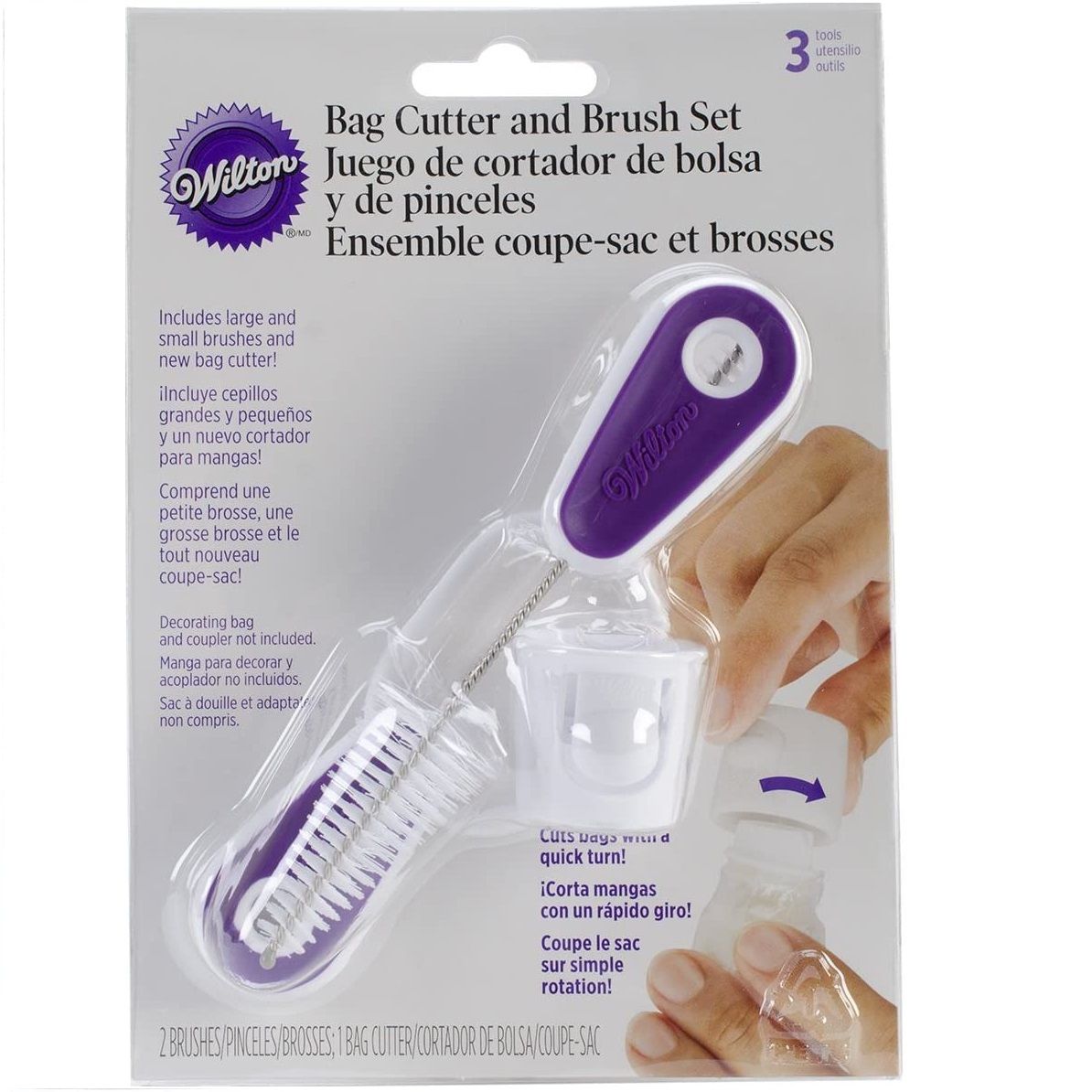 Cortador de Mangas y Cepillos Limpia Picos - Wilton