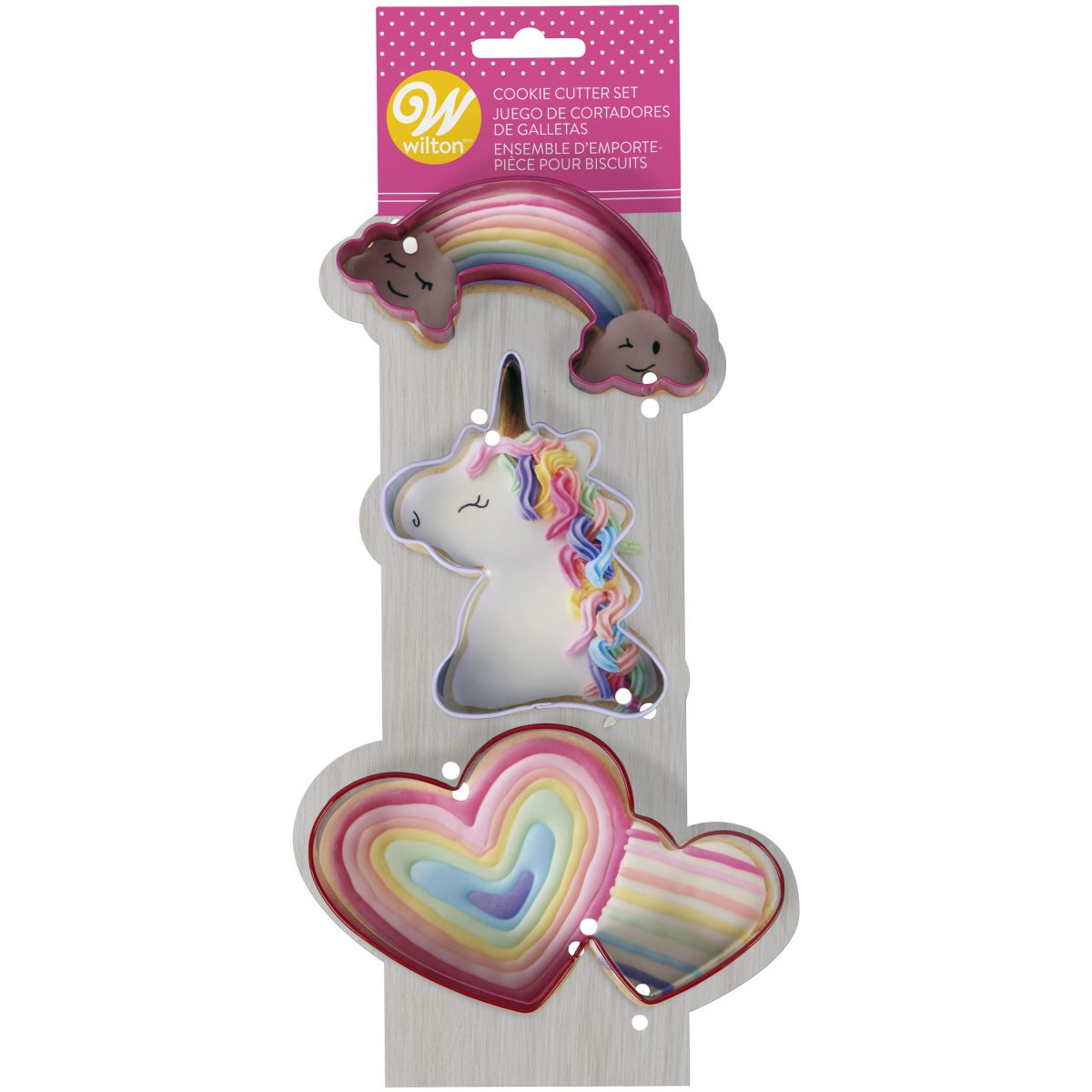 Cortantes de Unicornio y Corazones - Wilton